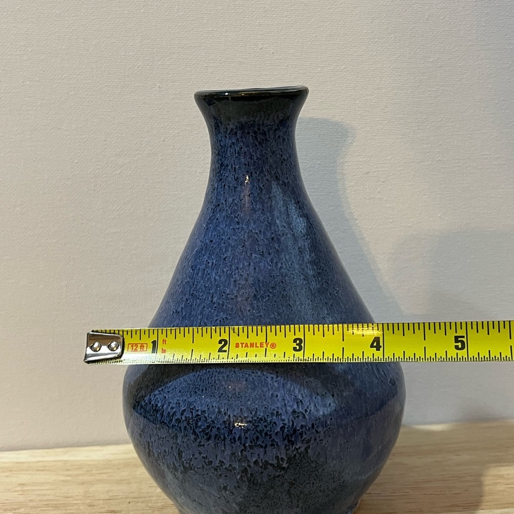 VINTAGE HANDMADE STUDIO POTTERY VASE DECOR - Picture 7 of 10
